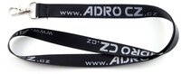 Standardní šňůrka na krk s karabinou - ADRO CZ
