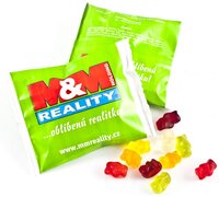 Sladký sáček medvídci 10 g - M&M reality