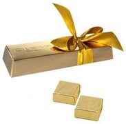 Čokolády - čokoládová zlatá cihlička 4 ks