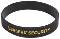 Silikonové náramky s vnitřní ražbou a potiskem "emboss" Berserk security